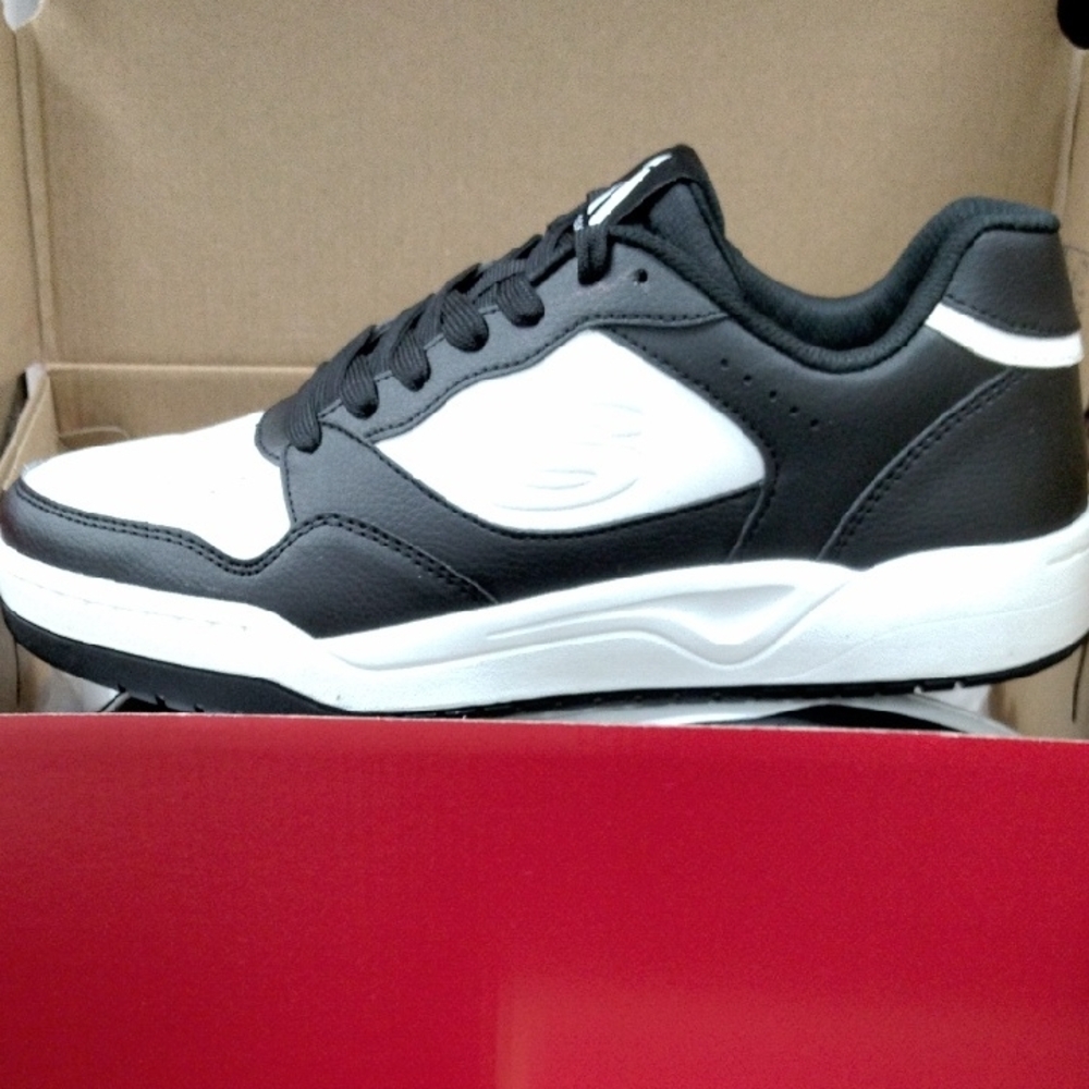 Sketchers Black and White Athletic Sneakers